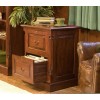 La Roque Mahogany Furniture Two Drawer Filing Cabinet